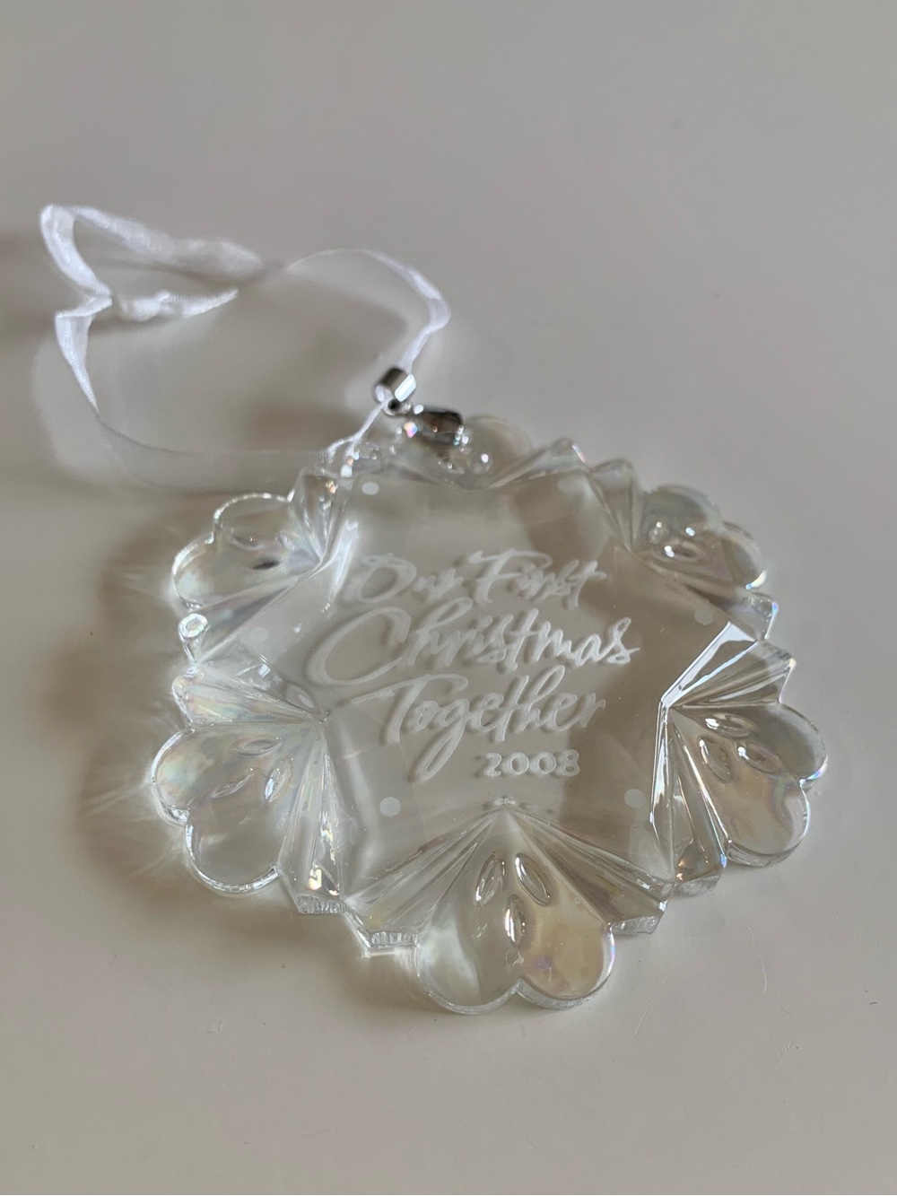 Hallmark Keepsake Christmas Ornament - Our First Christmas Together 2008